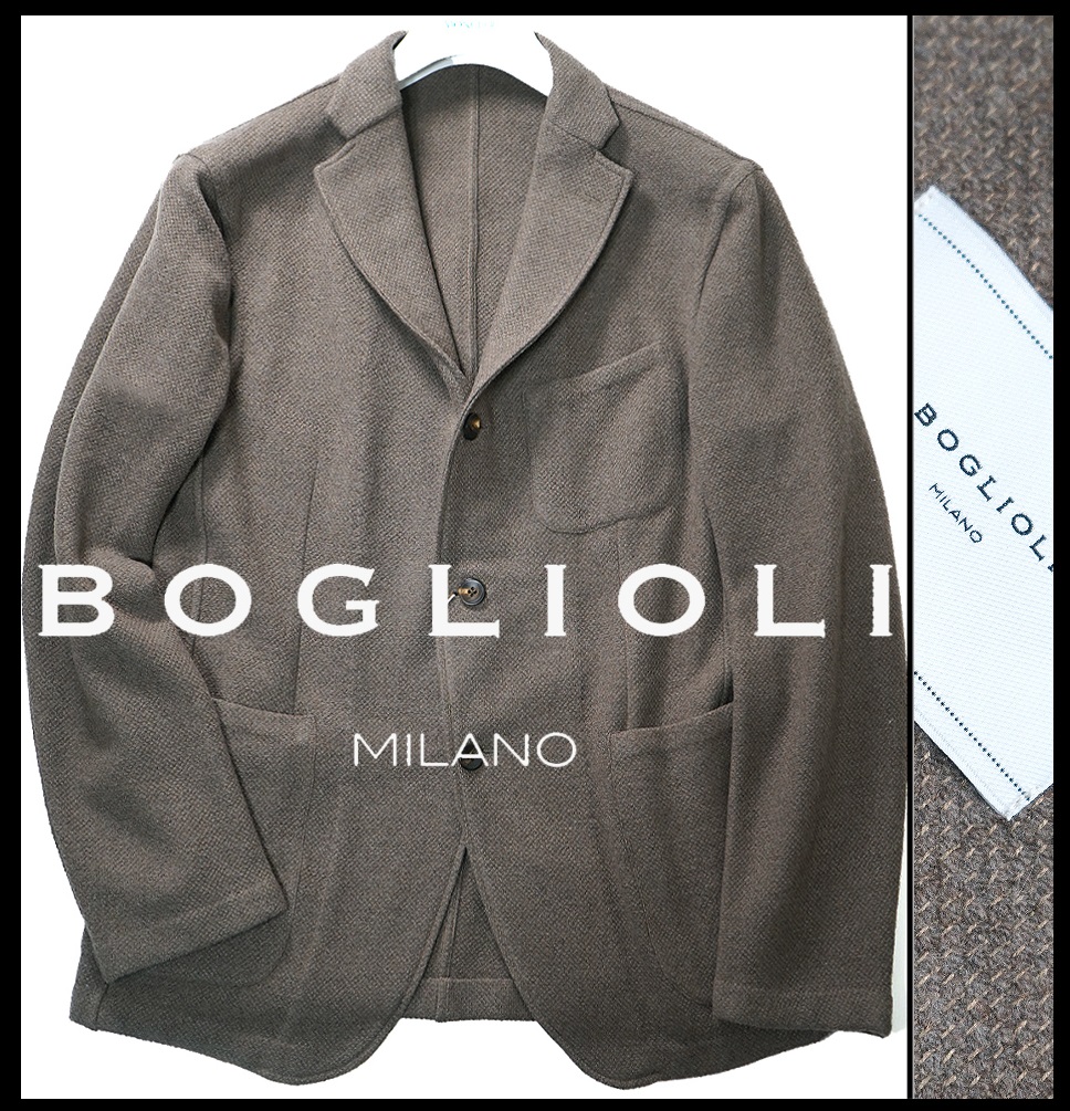 新品195,800円【 BOGLIOLI ボリオリ 】20-21AW/伊製/カシミアシルクの